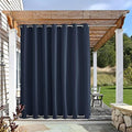 NICETOWN Waterproof Patio Outdoor Curtain and Drape, Thermal Insulated Top and by NICETOWN