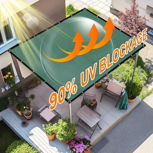 Artpuch 90% Sun Shade Cloth, 8 x 10 FT Pergola Shade Cover Canopy - Image 2