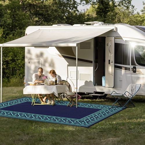 GENIMO Outdoor Rug, Waterproof Plastic Rugs - Image 4