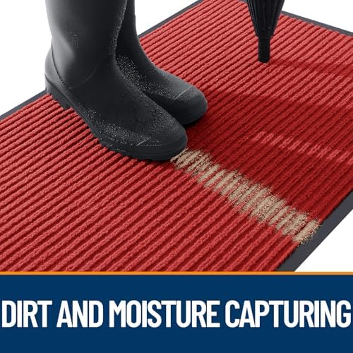 OLANLY Front Door Mat 29.5x17, Waterproof Heavy-Duty Indoor Outdoor Doormat - Image 5