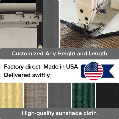 4'X25' Privacy Fence Screen Heavy Duty 170 GSM Windscreen & Dustproof Fabric - Image 2