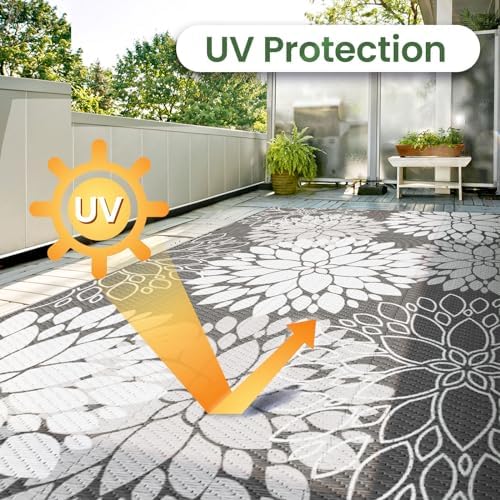 LuxStep Outdoor Rug Outdoor Plastic Straw Rug Patio Mat Large Area Rug Outdoor - Image 7