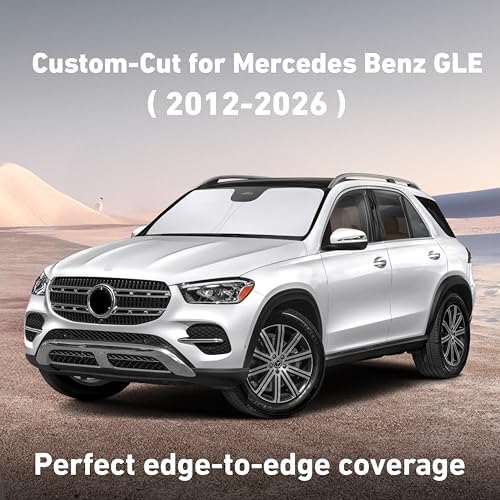 EcoNour Windshield Sunshade for Mercedes Benz GLE 350 450 2012-2025 - Image 2