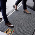 GORILLA GRIP Traffic Guard Indoor Outdoor Heavy Duty Door Mat, 60x36 Gray by GorillaGrip