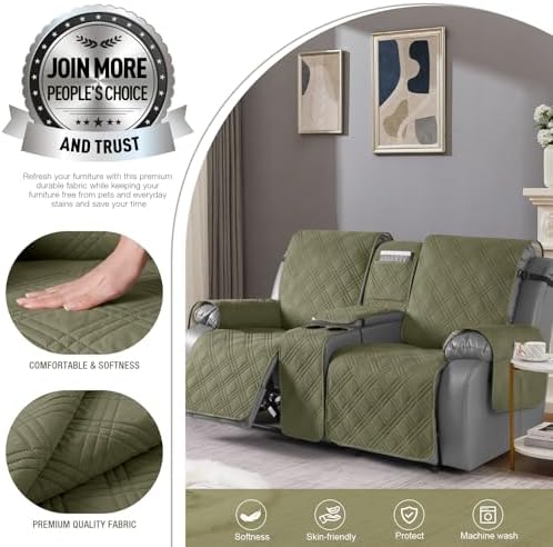 TAOCOCO Waterproof Loveseat Recliner Cover - Image 3