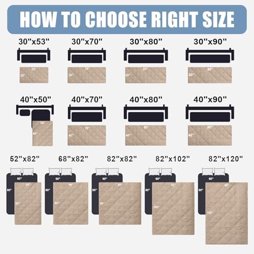 Smiry Waterproof Reversible Pet Couch Covers - Image 6