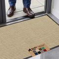 GORILLA GRIP Traffic Guard Indoor Outdoor Heavy Duty Door Mat, 47x35 Beige by GorillaGrip
