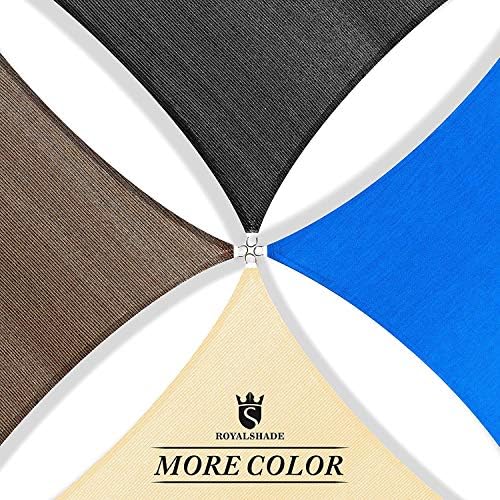 Royal Shade 12' x 12' x 12' Light Beige Triangle Sun Shade Sail - Image 5