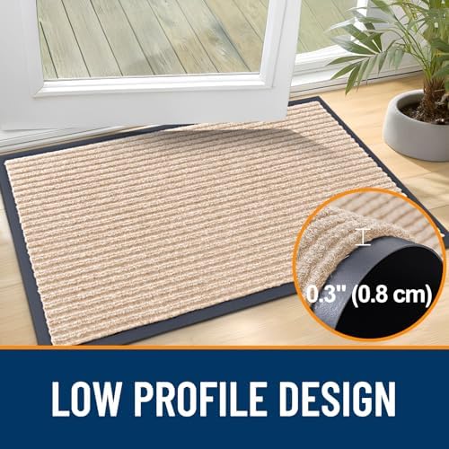 OLANLY Front Door Mat 71x34, Waterproof Heavy-Duty Indoor Outdoor Doormat - Image 4