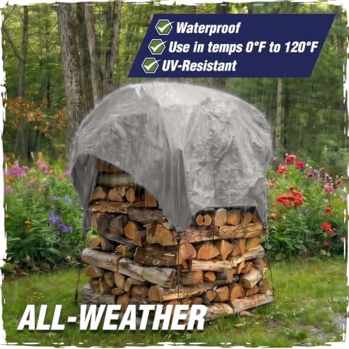 RUGGED RHINO Heavy Duty Waterproof Tarp 2 Pack, 16x20 Silver - Image 3
