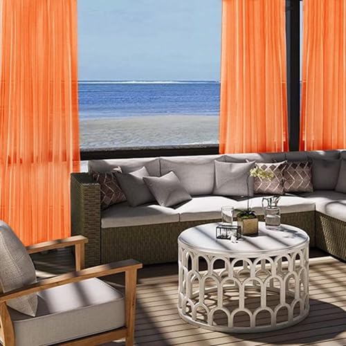 youleyar Sheer Outdoor Curtains - Image 3