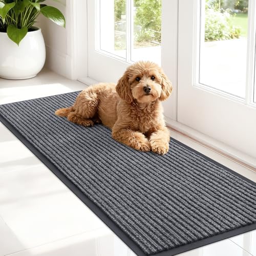 OLANLY Front Door Mat 47x17, Waterproof Heavy-Duty Indoor Outdoor Doormat by OLANLY