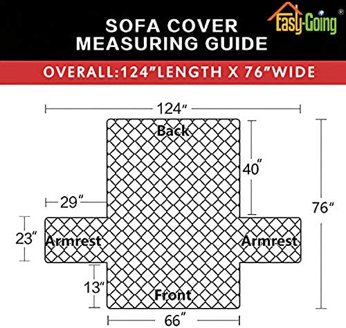 Easy-Going Reversible Couch Cover, 3 Cushion Sofa - Image 6
