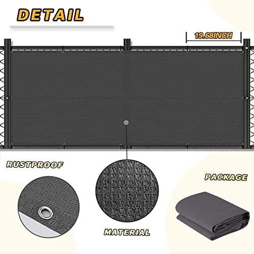 LOVE STORY 3' x 12' Balcony Privacy Screen Cover - Image 4