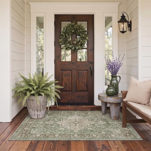 GENIMO 8x10 Outdoor Rug, Washable Quick Dry - Image 4