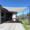 SUNNY GUARD Custom Size 9'x14' Silver Grey Sun Shade Sail Rectangle UV Block by SUNNYGUARD