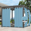 Easy-Going Outdoor Curtains for Patio 1 Panel, 54x84 inch, Sky Blue by Easy-Going