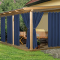 HolidayIdeas Waterproof Outdoor Curtains by HolidayIdeas