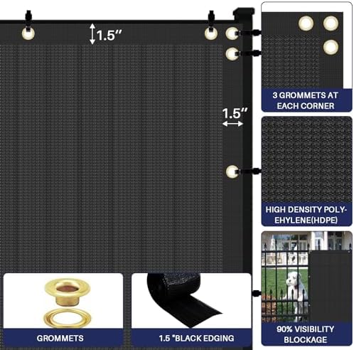 Windscreen4less 4' x 280' Privacy Fence Screen Heavy Duty Windscreen Fencing - Image 5