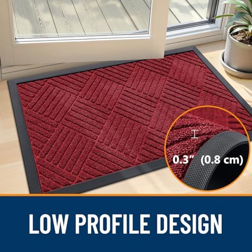 OLANLY Front Door Mat Outside Entrance 35x23, Waterproof Heavy-Duty Doormat - Image 5