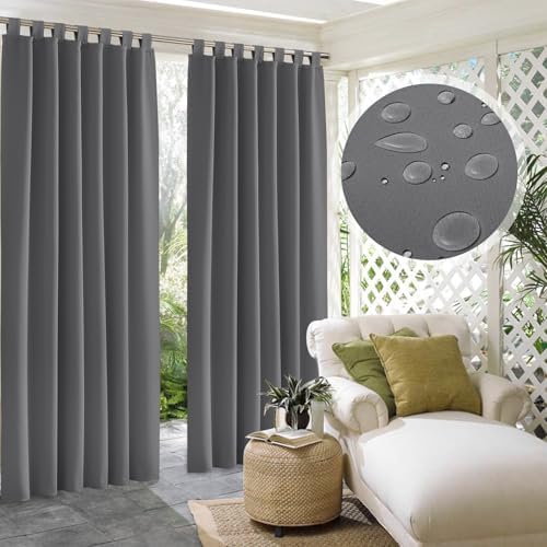 RYB HOME 2 Panels Outdoor Curtains by RYBHOME