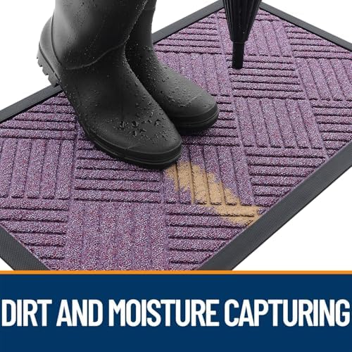 OLANLY Front Door Mat Outside Entrance 33x21, Waterproof Heavy-Duty Doormat - Image 3