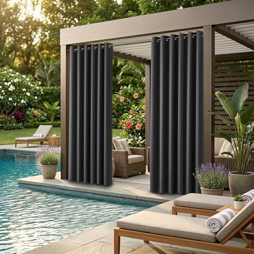 DIVA EN CAMINO DEC Outdoor Patio Curtain Waterproof Darkening Thermal Insulated - Image 2