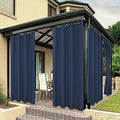 BONZER Outdoor Curtains for Patio Waterproof Thick by Bonzer