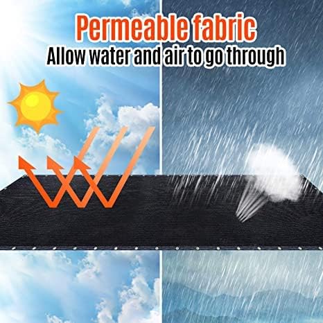 180GSM 6ft x 50ft Fence Privacy Screen Heavy Duty Fence Cover Garden Wall - Image 5