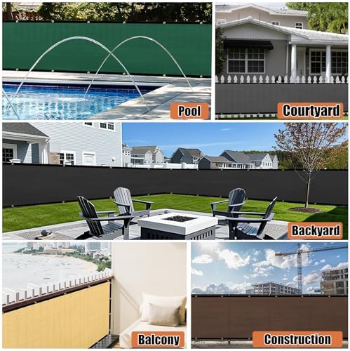 KANAGAWA 8ft x 50ft Privacy Screen Fence, 90% Blockage Heavy Duty 175 GSM - Image 6