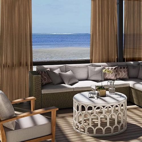 youleyar Sheer Outdoor Curtains - Image 3