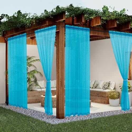 youleyar Sheer Outdoor Curtains by Youleyar