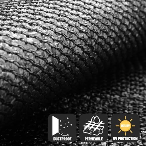 SUNNY GUARD 4' x 144' Privacy Fence Screen, Heavy Duty HDPE Mesh - Image 2