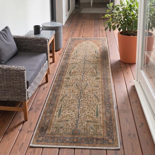 GENIMO 9x12 Outdoor Rug, Washable Quick Dry - Image 4