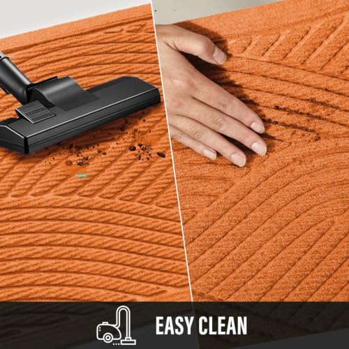 HIYARD Sturdy Front Door Mat, Absorbent Muddy Dirt Resist Welcome Door Mats - Image 7