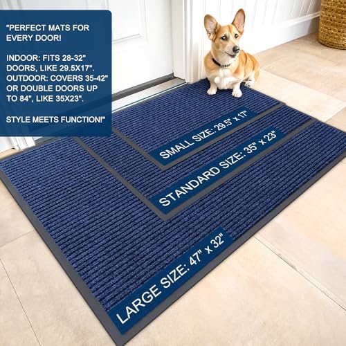 OLANLY Front Door Mat 29.5x17, Waterproof Heavy-Duty Indoor Outdoor Doormat - Image 2