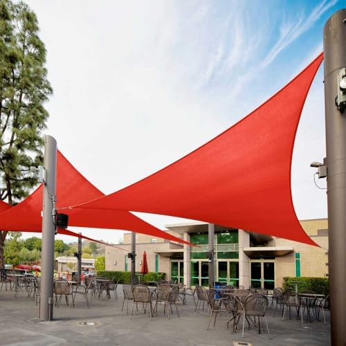 Royal Shade 4' x 4' x 4' Red Triangle Sun Shade Sail by RoyalShade