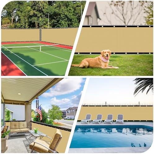 iCover 4x25ft Privacy Screen Fence, Outdoor Fencing Panels, Garden Windscreen - Image 5