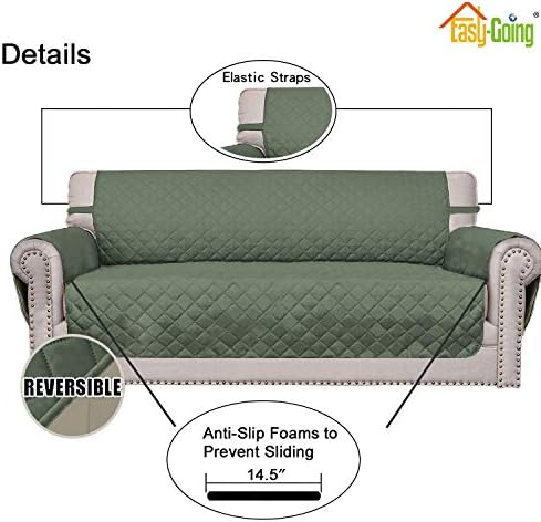 Easy-Going Reversible Couch Cover, 3 Cushion Sofa - Image 3