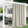 RYB HOME Outdoor Curtains for Patio Waterproof Block Sunlight Thermal Insulated by RYBHOME