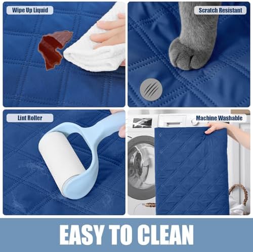 Smiry Waterproof Reversible Pet Couch Covers - Image 5