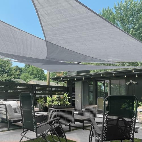 LOVE STORY Custom Size 9' x 9' x 12.7' Sun Shade Sail by LOVESTORY