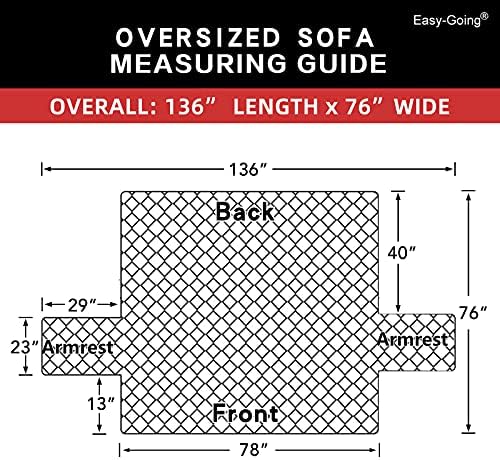 Easy-Going Reversible Couch Cover, 3 Cushion Sofa - Image 6