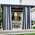 NICETOWN 2 Panels Patio Outdoor Curtains 95 inch Length, Thermal Insulated by NICETOWN