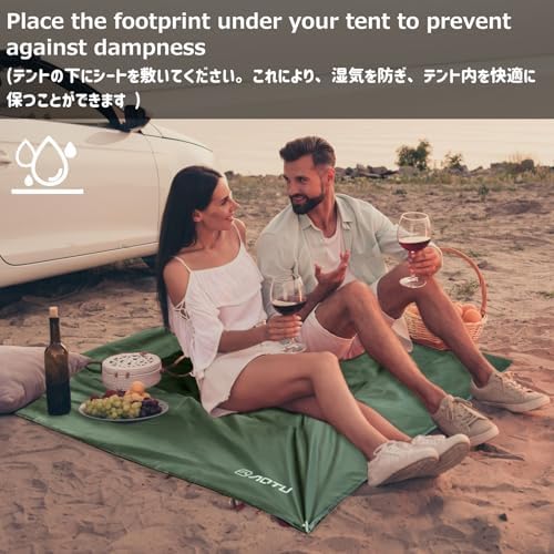 Azarxis Waterproof Camping Tent Tarp Hammock Rain Fly Footprint Ground Cloth - Image 7