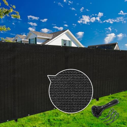 KANAGAWA 5ft x75ft Balcony Privacy Screen Fence, 90% Blockage Heavy Duty 175 by KANAGAWA