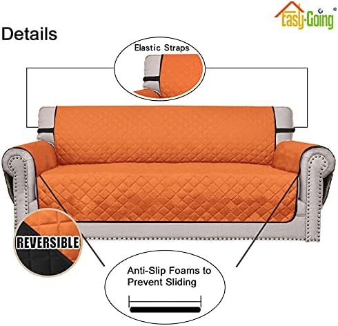 Easy-Going Reversible Couch Cover, 3 Cushion Sofa - Image 3