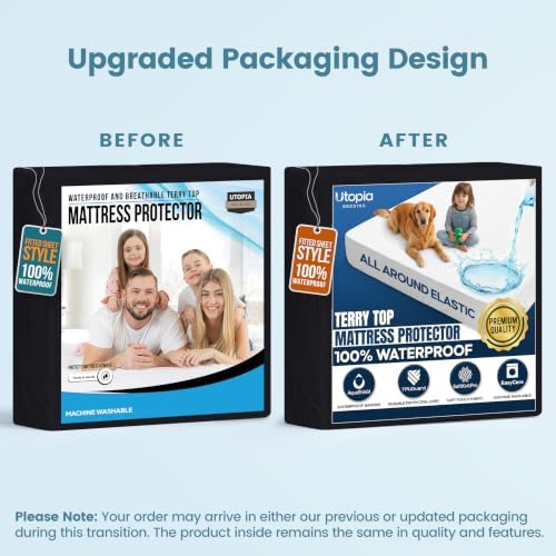 Waterproof Queen Size Mattress Protector fits Upto 17" Deep Pocket - Image 5