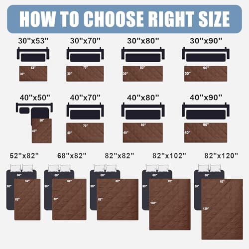 Smiry Waterproof Reversible Pet Couch Covers - Image 6