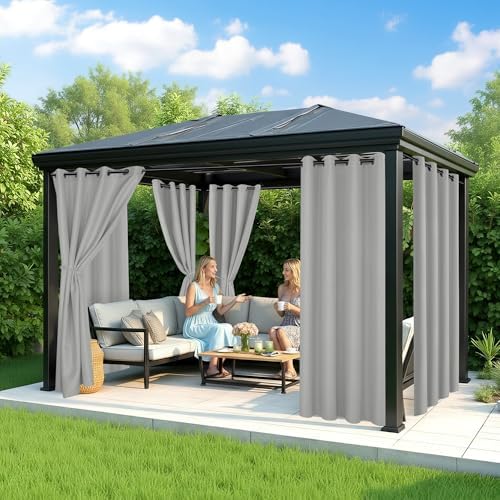 Patio Curtains Outdoor Waterproof, Privacy Drapes - Image 4